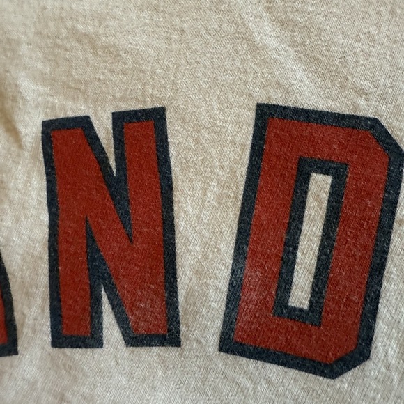 Cleveland Indians Fausto Carmona Roberto Hernandez #55 Majestic 2XL White Tee - Picture 11 of 14